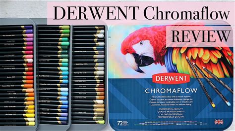 Derwent Chromaflow Pencils Review Swatches Youtube