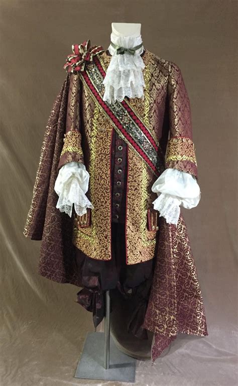 1700 Luis Xiv Baroque Costume For Men Etsy 17th Century Fashion