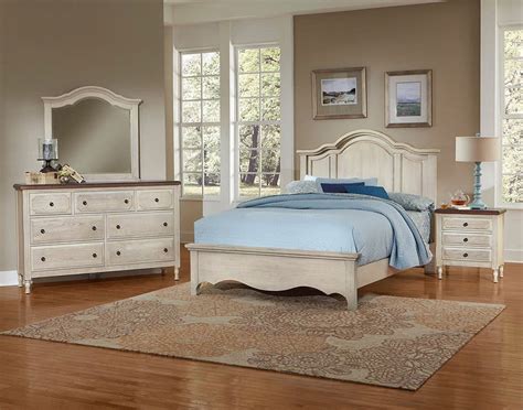 They were easy to work with and delivered quicker then they promised. Hamptons Mansion Bedroom Set (Rustic White) Vaughan ...