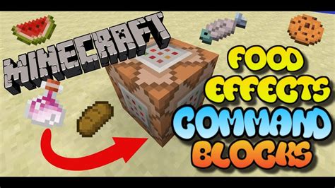 Minecraft Xbox One Command Block Food Effects On Bedrock Edition Youtube
