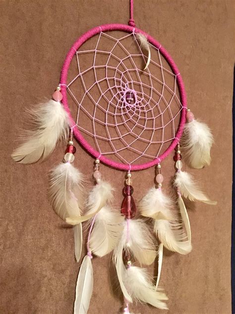 Dream Catcher Pink Dream Catcher Dreamcatcher Pink Bedroom Etsy