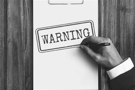 The Use Of Warnings In The Workplace