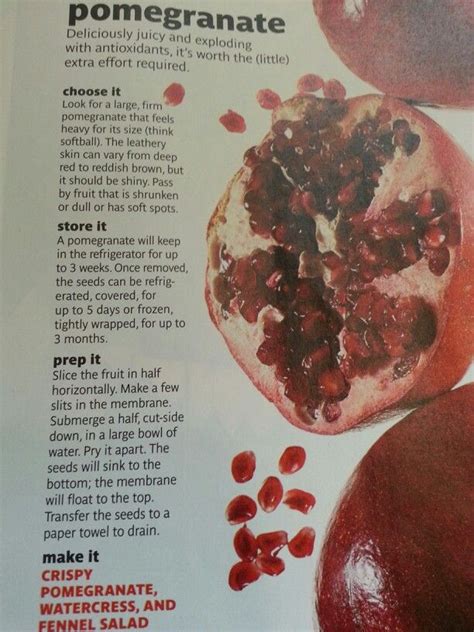 Shop today & save big on pomegranate. how to eat a pomegranate | Pomegranate, Food, Foodie