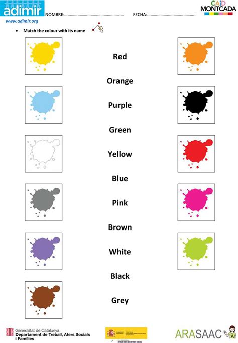 Aprender Los Colores En Ingles Coloreando Ficha Educativa Edufichas Images