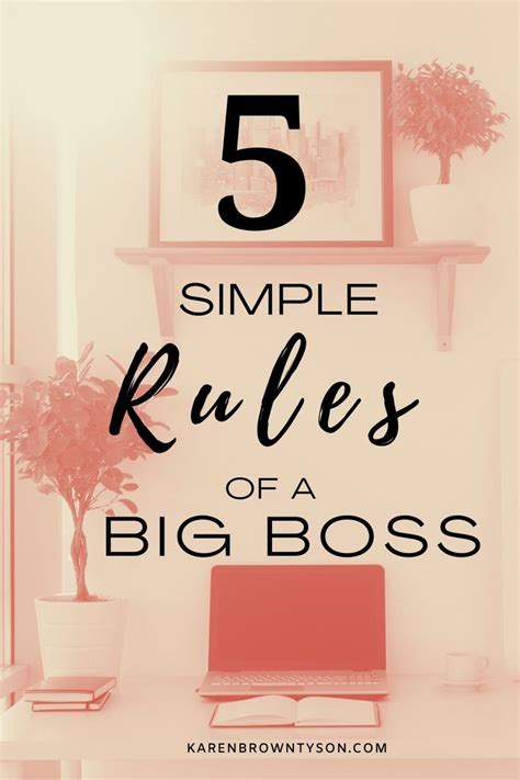5 Simple Rules Of A Big Boss Motivational Messages Young Authors