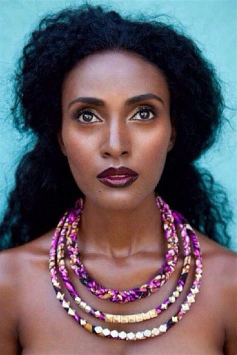 Ethiopian Model Weyni 😍 Stunning Beautiful Black Girl Natural Hair Beauty Beauty