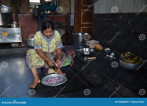 Indian Kitchen Editorial Stock Photo Image Of Hands