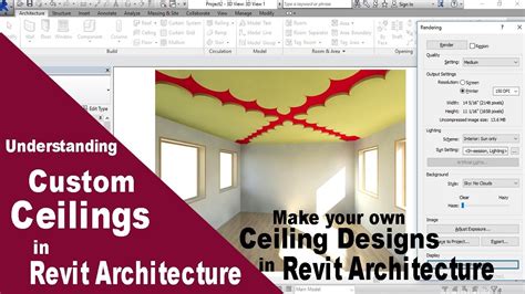 Custom Ceiling Design In Revit Tutorial Creating Complex Ceilings In