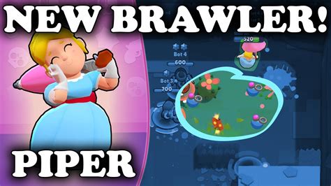 All content must be directly related to brawl stars. New Brawler - Piper! | Brawl Stars UPDATE - YouTube