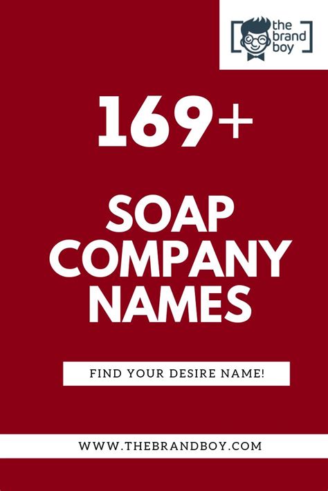 369 Best Soap Company Names Ideas Video Infographic Soap Company