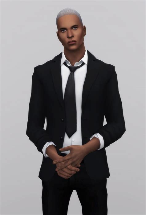 Rusty Nail Business Suit M Separate Top • Sims 4 Downloads