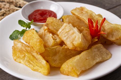 Singkong Goreng Traditional Snack From Indonesia Southeast Asia