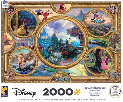 Ceaco 2000 Piece Puzzle Thomas Kinkade Disney Classics 2000 Pc