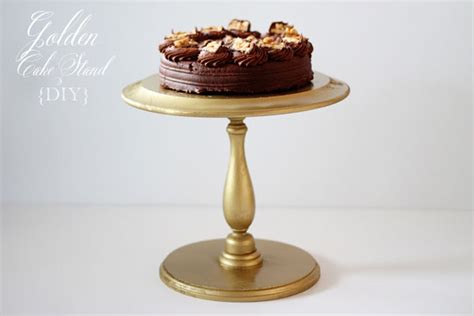 Golden Cake Stand Diy Two Delighted