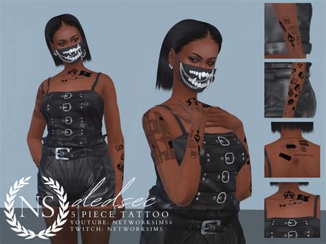 The Sims Resource Dedsec Tattoos Networksims