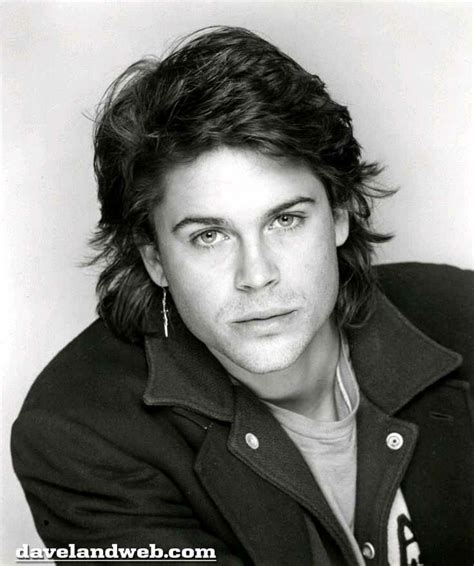 Rob Lowe Rob Lowe Long Hair Styles Men Famous Faces