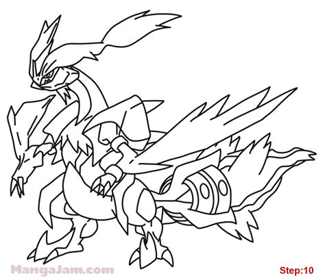 How To Draw Kyurem From Pokemon