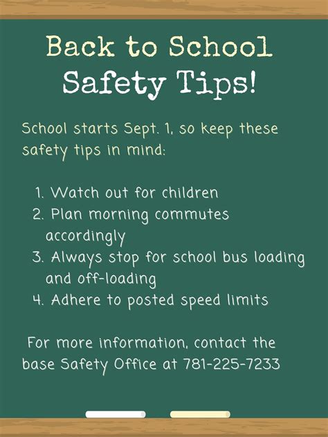 Back To School Safety Reminders Air Force Safety Center Article Display