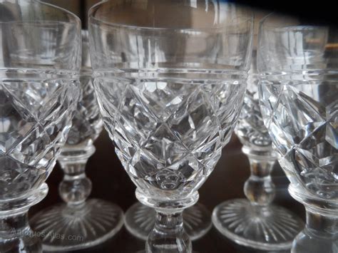 Antiques Atlas Super Set Of Six Stuart Crystal Liqueur Glasses
