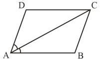If A Diagonal Of A Parallelogram Bisects One Of Its Angles Show That It Is A Rhombus
