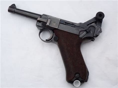Deactivated Luger P08 9mm Mauser Made Pistol 1942 Dated Sold