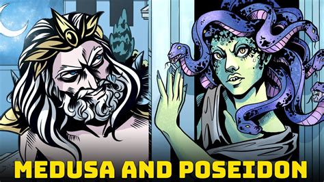 medusa and poseidon the sad story of the cursed priestess animated version see u in history