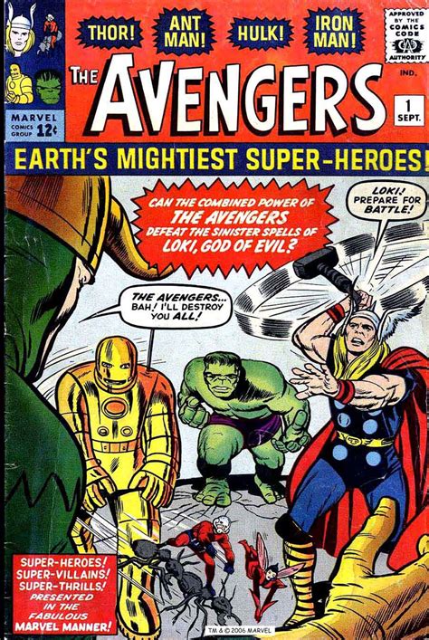 Avengers 1 Jack Kirby Art And Cover 1st Appearance Pencil Ink
