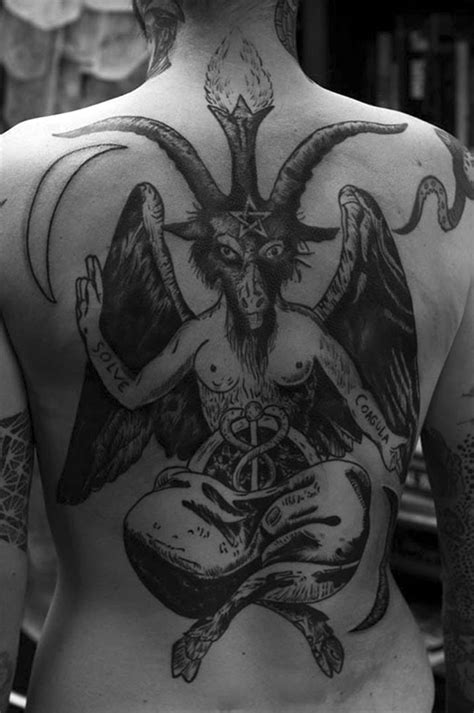 Pin By Randal Meyers On Tattoo Satanic Tattoos Back Tattoo