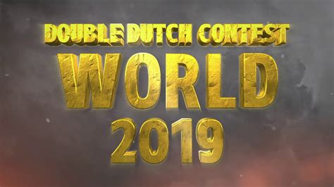 Double Dutch Contest Cm Youtube