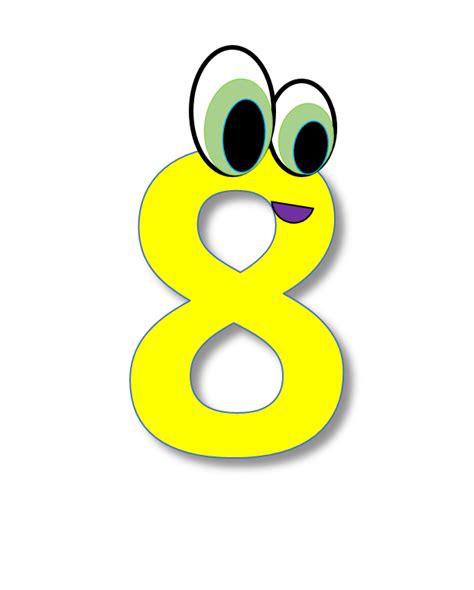 Numbers Of 8 Clipart Best
