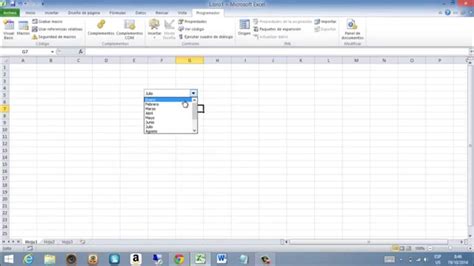 Como Crear Lista Desplegable Cuadro Combinado O Combobox En Excel