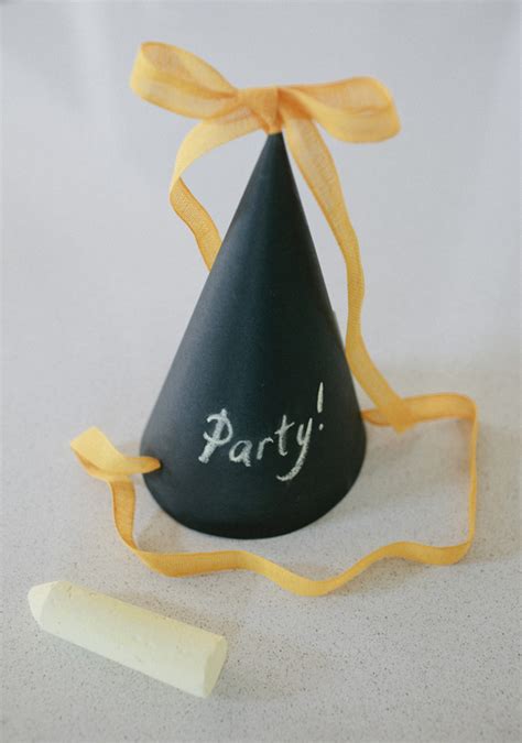 Chalk Board Party Hat A Subtle Revelry