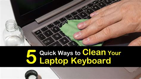 You will be disgusted what kind of germs can build up if your keyboad is not clean. 5 Quick Ways to Clean Your Laptop Keyboard
