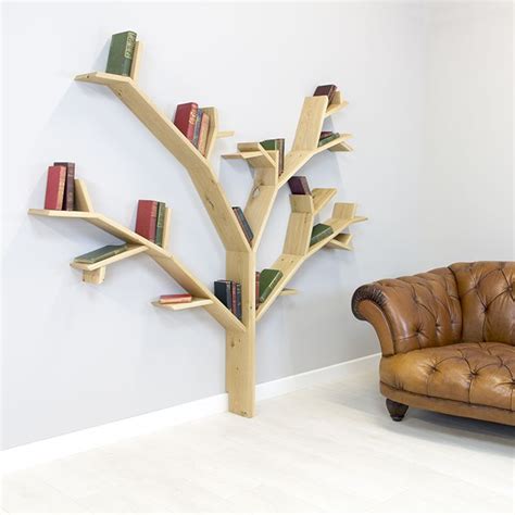 The Windswept Oak Tree Shelf Unique Bookcase Tree Bookshelf