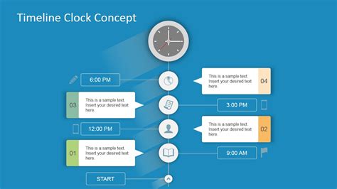 Timeline Clock Concept For Powerpoint Slidemodel