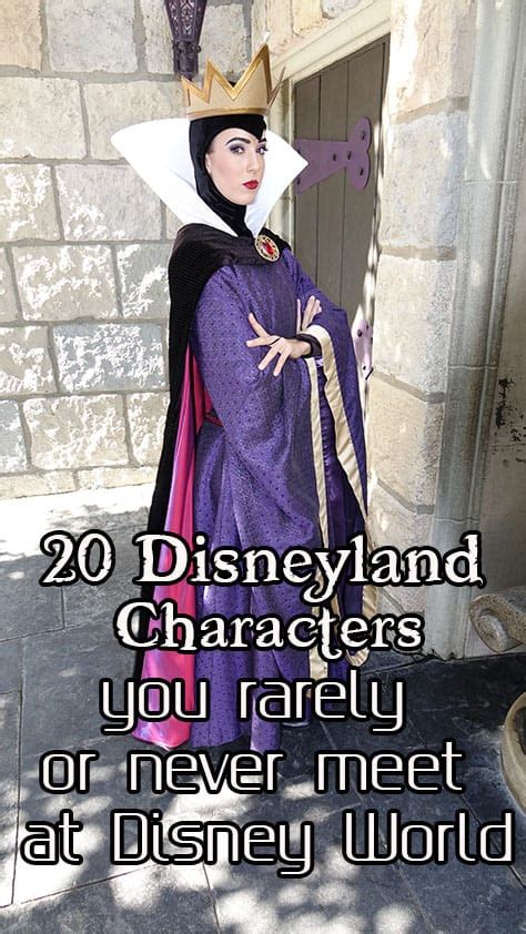 More Than 20 Disneyland Characters You Rarely Or Never Meet At Walt