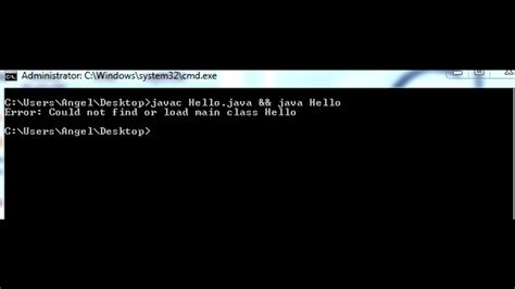 Error Could Not Find Or Load Main Class Java Command Line V Rias Classes