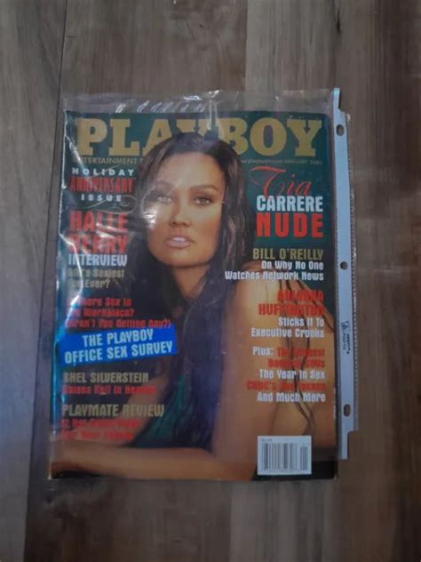 Playboy Magazine January Tia Carrere Nude Rebecca Ramos