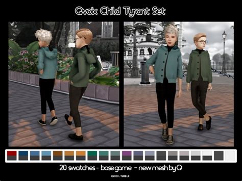 Tyrant Set Kids At Qvoix Escaping Reality Sims 4 Updates