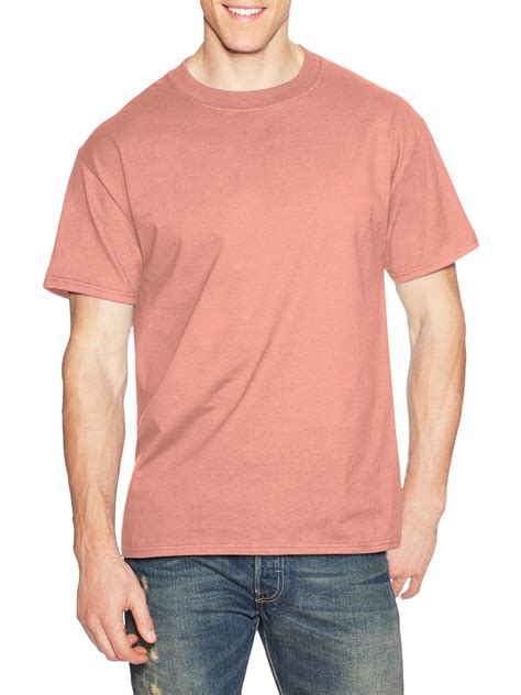 Hanes Mens Beefy T Crew Neck Short Sleeve T Shirt Up To 6xl