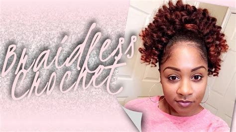 Braidless Crochet Curly Ponytail Jamaican Bounce Youtube