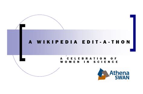 Join The Wikipedia Edit A Thon A Celebration Of Women In Science All About Stemall About Stem
