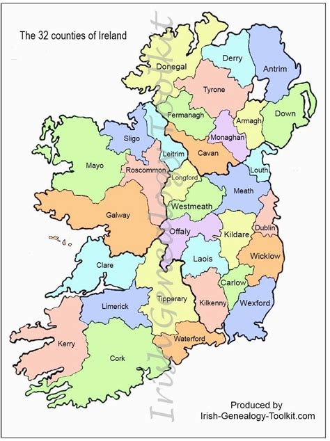 Northern Ireland Map Counties And Towns Secretmuseum