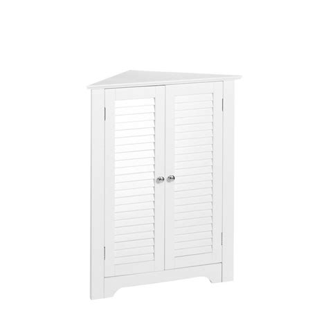 Riverridge® Ellsworth Collection White 3 Shelf Corner Cabinet