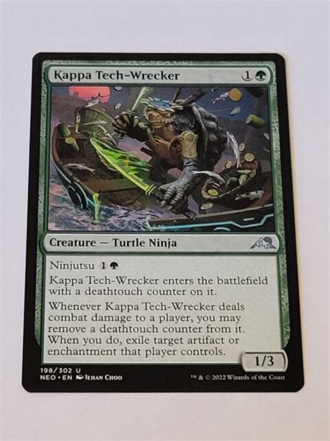 Mtg Kappa Tech Wrecker Kamigawa Neon Dynasty 198302 Regular Uncommon
