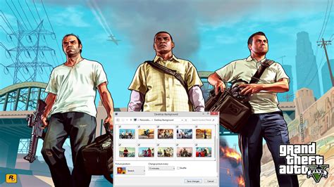 Download Grand Theft Auto V Windows 7 Theme 100
