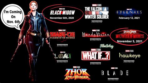 Black widow release date and guide to the new mcu movie. BLACK WIDOW NEW RELEASE DATE CONFIRMED | ALL MARVEL PHASE ...