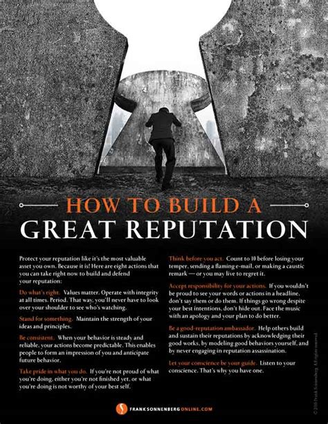 How To Build A Great Reputation
