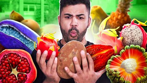 Comprei As Frutas Mais Estranhas Que Encontrei Tem Uma HorrÍvel Youtube