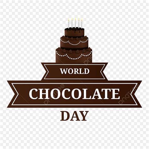 World Chocolate Day Vector Art Png World Chocolate Day Banner With